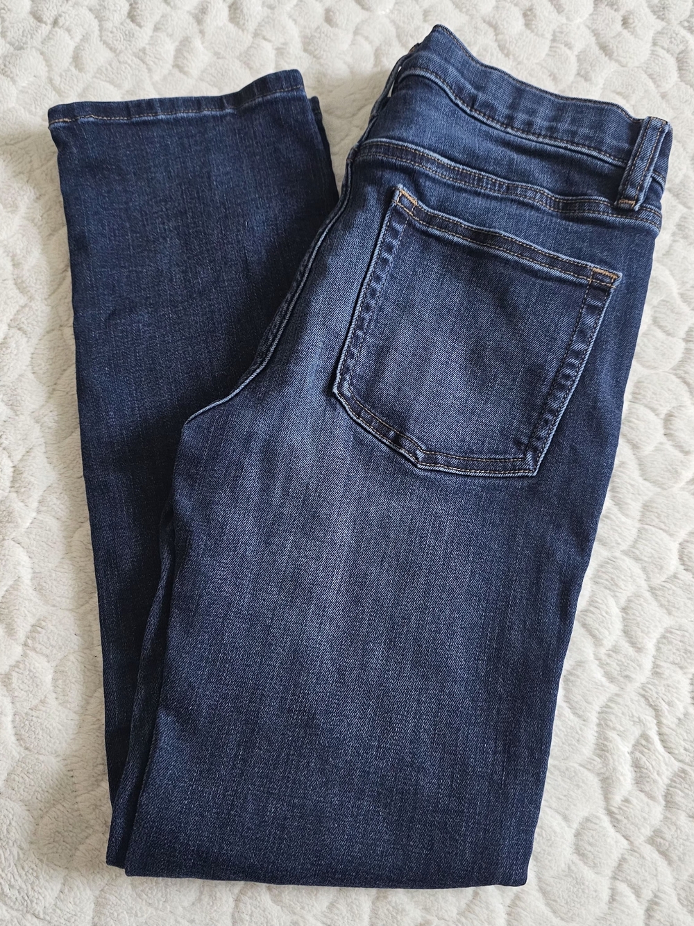 Boys Crewcuts Classic Dark Wash Slim Cut Leg Jeans